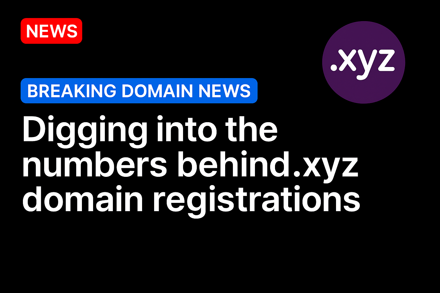 Digging into the numbers behind .xyz domain registrations