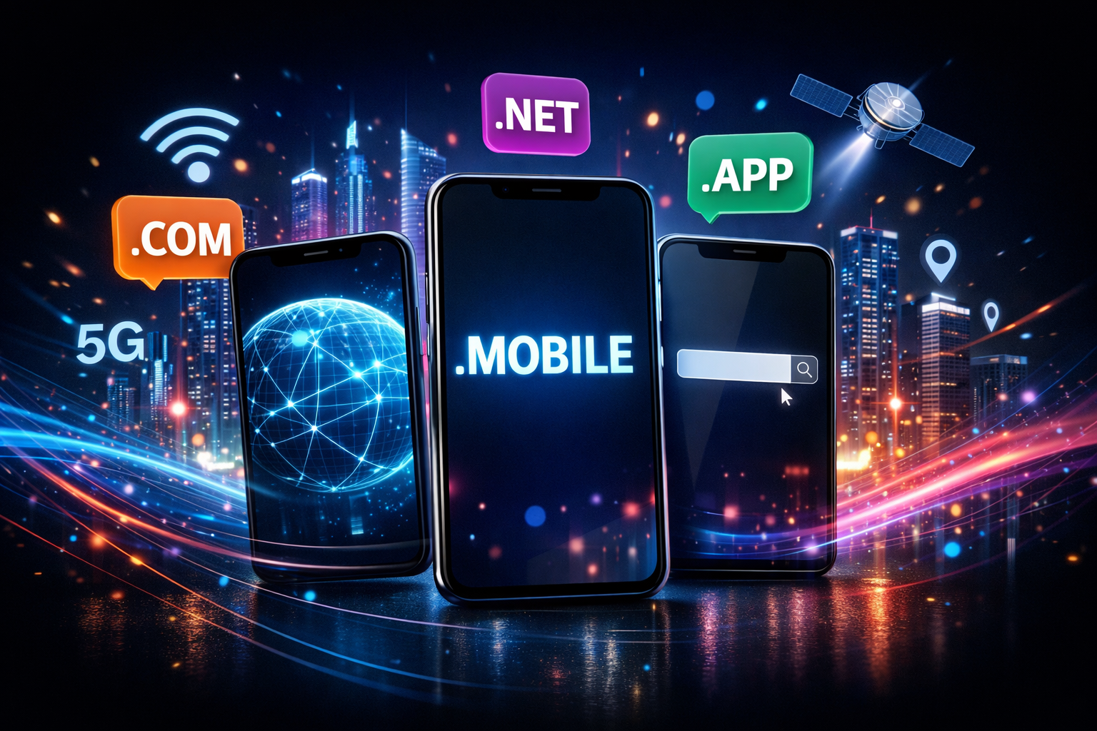 .Mobile domain names become available